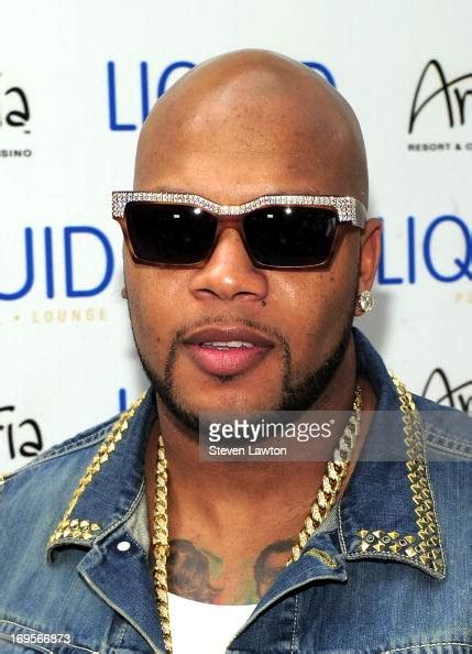 Rapper Flo Rida Arrives At The Liquid Pool Lounge At The Aria Resort