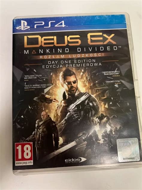 Deus Ex Mankind Divided Edycja Premierowa Na Ps4 Stan Używany 14 Zł