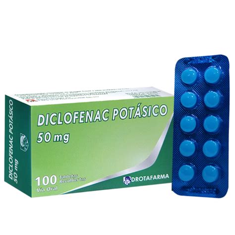 Diclofenac Potásico 50 mg Drotafarma