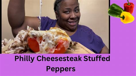 Philly Cheesesteak Stuffed Bell Peppers Take Care Of Maya Review Youtube