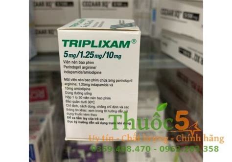 Triplixam 5mg 1 25mg 10mg Trị Huyết áp Tăng Mua ở đâu Giá 2023