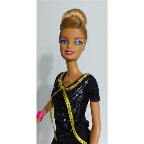 Boneca Barbie Fashion Designer Eu Quero Ser Estilista Original Mattel Shopee Brasil