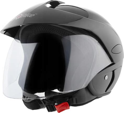 Kask Motocyklowy City Bike Otwarty Motocykl Motor Skuter Quad Czarny Xl