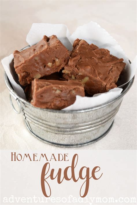 Old Fashioned Homemade Chocolate Fudge Recipe Adventures Of A DIY Mom