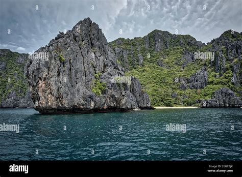 Elnido El Nido Palawan Philippines Island Sea Paradise Stock