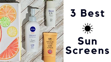 Best Japanese Sunscreens Youtube