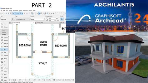 Archicad 24 Tutorial For Beginners 2023 Part 2 Youtube