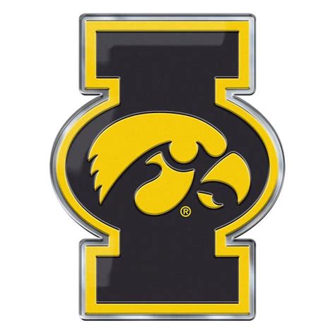 Iowa Hawkeyes Auto Emblem Color Alternate Logo College Football Teams