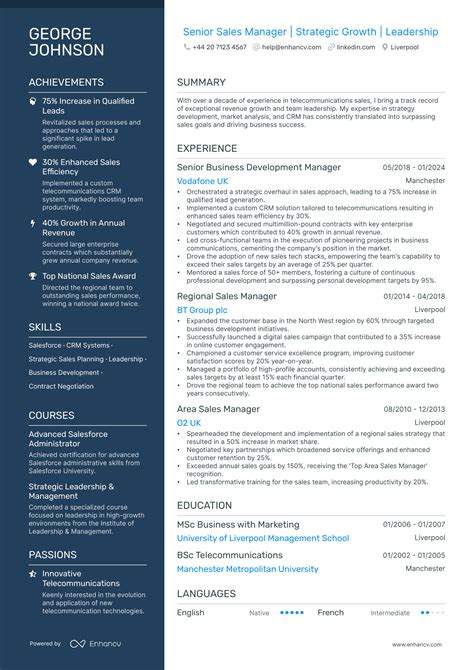 Business Manager Cv Examples And Guide For 2025