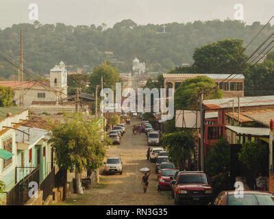 Ataco, Central America, Conception de Ataco, church, colonial, el ...