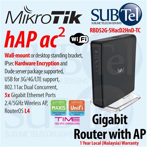 Mikrotik Hap Ac Gigabit Wifi Router Port Rbd G Hacd Hnd Tc With