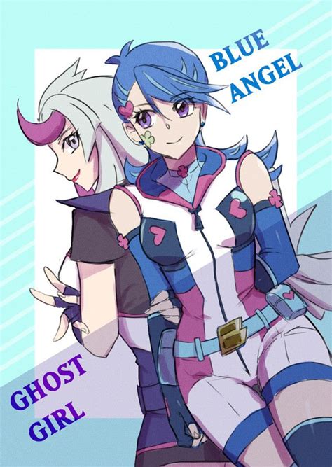 Blue Girl And Ghost Girl Yugioh Vrains Yu Gi Oh Favorite Character