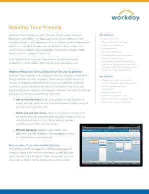 Fillable Online Workday Time Tracking Is A New Consumer Driven Global