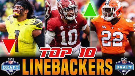 MIDSEASON Linebacker Rankings | 2023 NFL Draft - Win Big Sports