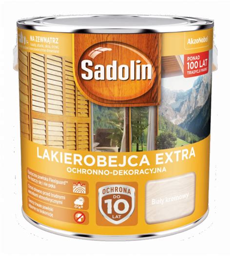 Sadolin Extra Lakierobejca L Bia Y Kremowy Drewna