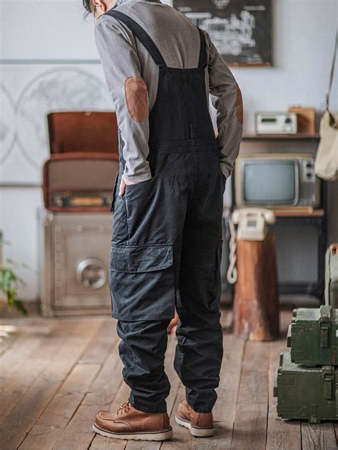 Sloppy Overalls Big Pockets Workwear With Zipper Fly In 2024 Overall