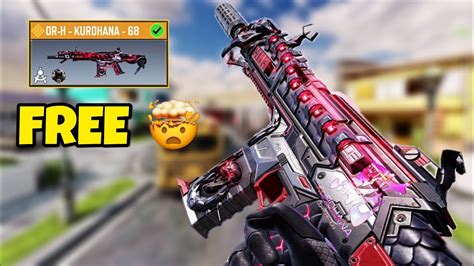 1st FREE Legendary Gun Skin In COD Mobile Drh Kurohana 68 YouTube