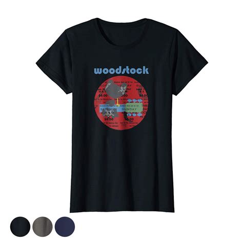 Womens Woodstock Tickets T Shirt Shop The Woodstock Official Store