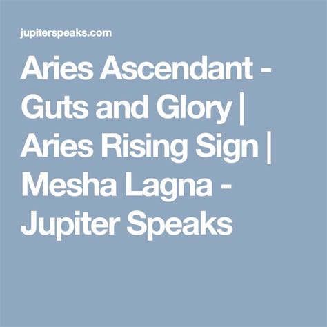 9 Traits Aries Ascendant Vedic Astrology Aries Rising Sign Mesha