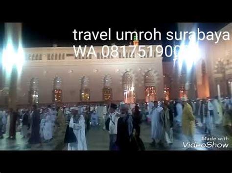 Suasana Masjid Nabawi Setelah Sholat Jamaah Subuh Haji Plus 2019