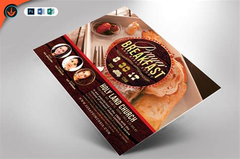 Prayer Breakfast Flyer Template | Flyer Templates ~ Creative Market