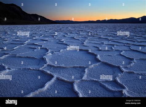 Badwater Formaciones Salinas Parque Nacional Valle De La Muerte