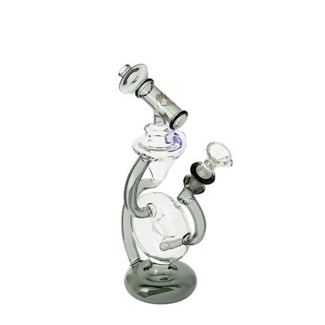 Gili Glass Donut Conduit 8 5 Recycler Bong Smoking Outlet