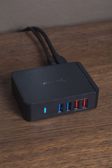 Sabrent Port Usb Hub Charging Ports V A Power Adapter