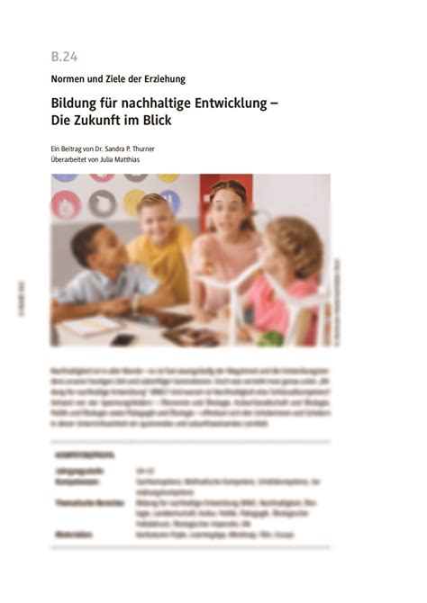 Bildung F R Nachhaltige Entwicklung Raabits Online