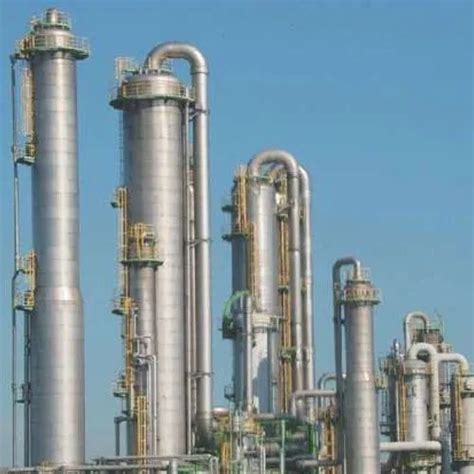 Stainless Steel Industrial Distillation Column For Chemical Capacity