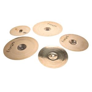 Used Sabian Aax Promotional Cymbal Set With Aax Hi Hat Aax