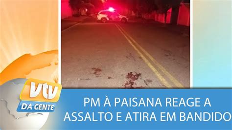 Policial Militar à paisana reage a assalto e atira em bandido YouTube