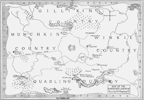 Map Of Oz Oz Photo 79590 Fanpop