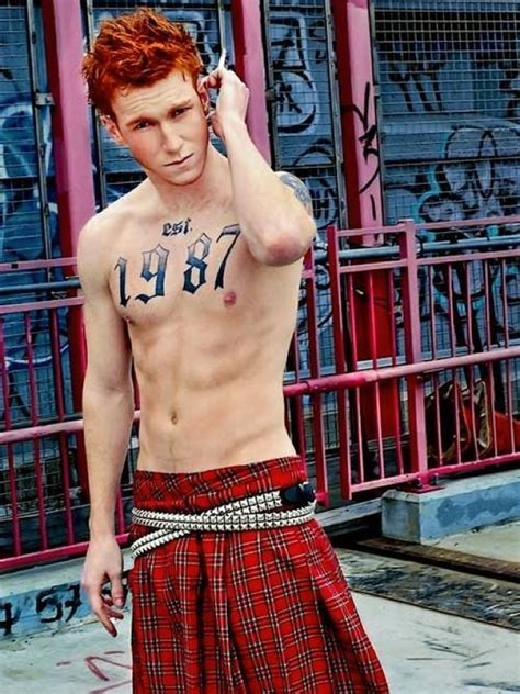 Redhead In Kilt Ginger Boy Ginger Hair Ginger Roots Gorgeous Men Beautiful People Stunning