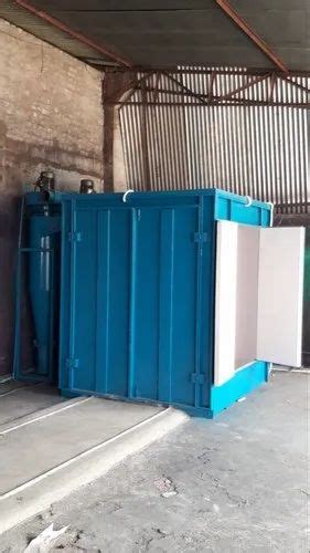 JMI Steel Powder Coating Booth Cross Flow Type Automation Grade