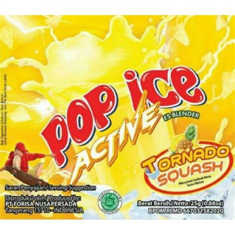 Jual Minuman Pop Ice 25 Gram Terlengkap Sachet Es Blender Eceran All