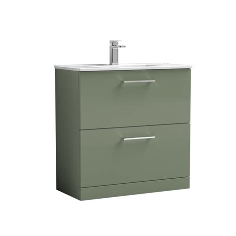 Nuie Arno 805mm Free Standing Single Bathroom Vanity With Integrated