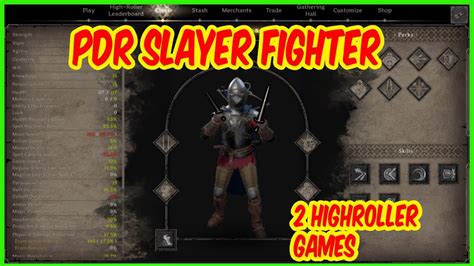 PDR Slayer Fighter Dark And Darker Slayer Fighter Build New YouTube