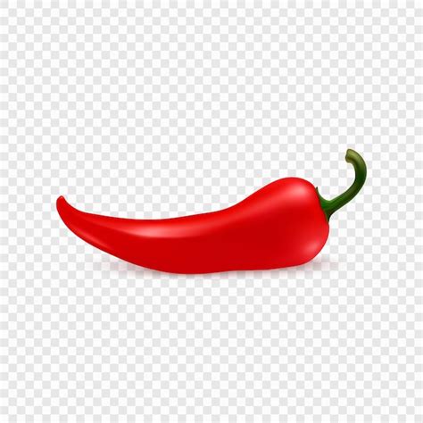 Premium Vector Vector D Realistic Red Hot Chili Pepper Icon