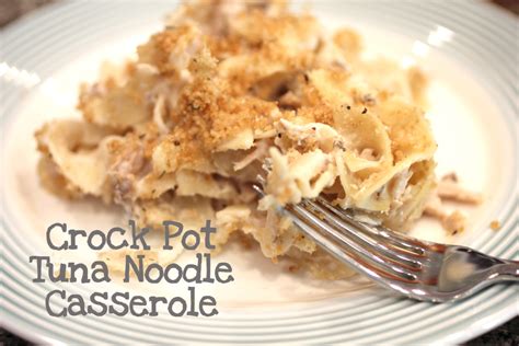 Crock Pot Tuna Noodle Casserole Repeat Crafter Me