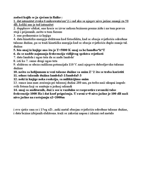Test Fizika | PDF