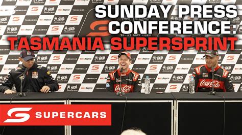 Sunday Press Conference NED Whisky Tasmania SuperSprint Supercars