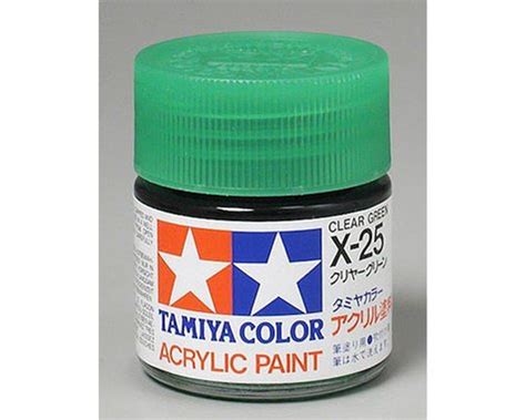 Tamiya X Clear Green Gloss Finish Acrylic Paint Ml