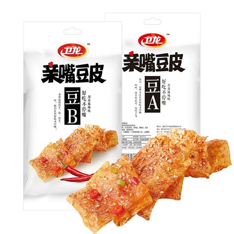 Wholesale Famous Chinese Spicy Snacks Bean Products Snack Food Spicy Hot Beancurd Skin China