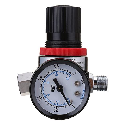 Hvlp Spray Gun Air Regulator With Pressure Gauge And Diaphragm Control