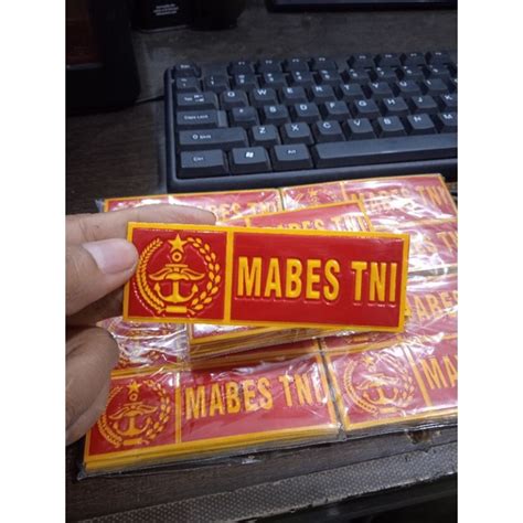 Jual Sticker Tempelan Plat Motor Mobil Logo Mabes Tni Shopee Indonesia