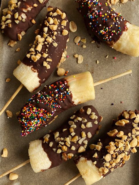 Chocolate Covered Bananas Something Nutritious Recipe Chocolate Covered Bananas Chocolate