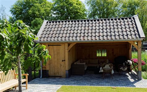 Houten Kapschuur Met Tuinkamer Vechtdalbouwsystemen Nl Tuinkamer