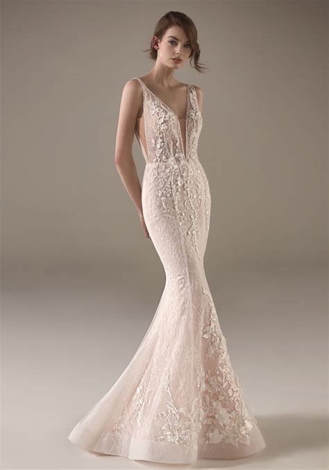 Pronovias Privee CHIMAMANDA Embroidered Sexy Mermaid Wedding Dress