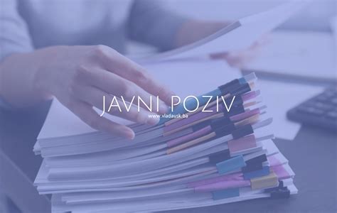 Ponovni Javni Poziv Za Dodjelu Sredstava Neprofitnim Organizacijama Za